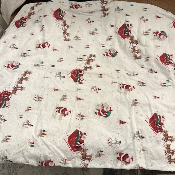 Pottery Barn Kids Other Pottery Barn Kids Fleece Christmas Crib Sheet Poshmark